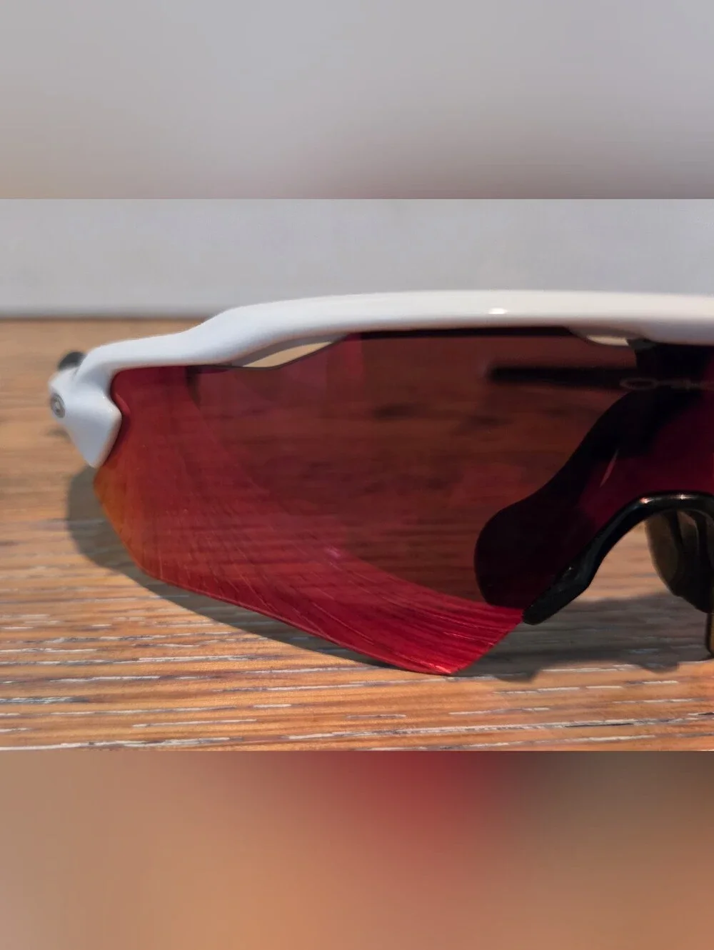 Oakley - Radar EV S Path - Size: Youth (128mm) - Prizm Red Field Lenses - White